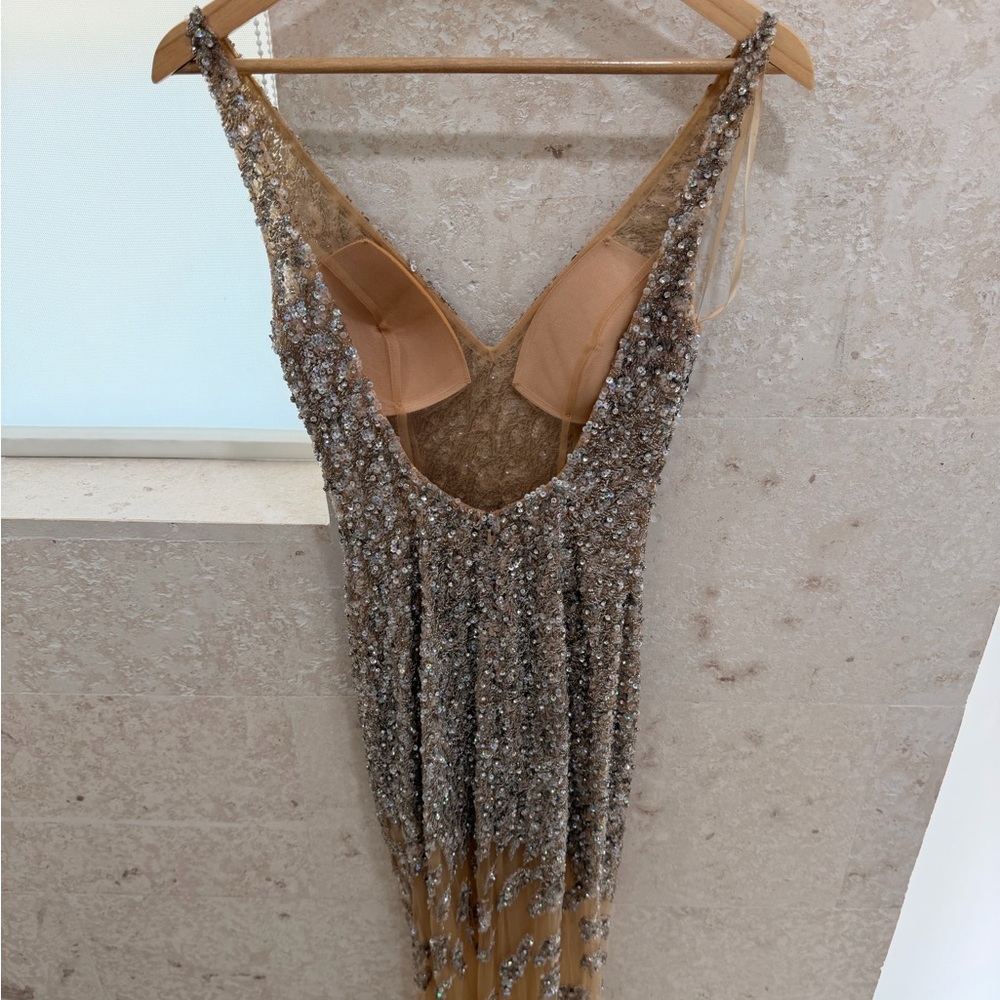Portia and Scarlett Gold Sequin Maxi Dress - Picture 4 of 5